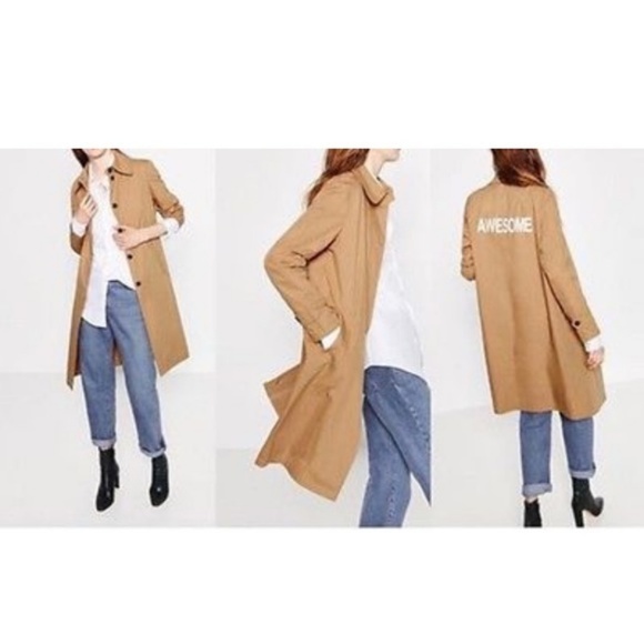 zara awesome trench coat